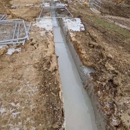 A slurry wall between two mud walls | Bentonite MS